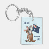Kangoeroe en Koala Sleutelhanger (Voorkant Links)