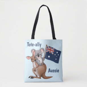 Kangoeroe en Koala Tote Bag