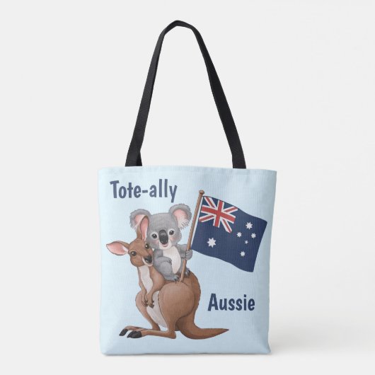 Kangoeroe en Koala Tote Bag (Achterkant)