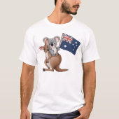 Kangoeroe en Koala White T-shirt (Voorkant)