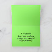 Kangoeroe familie Happy Birthday Humor Kaart (Binnen)