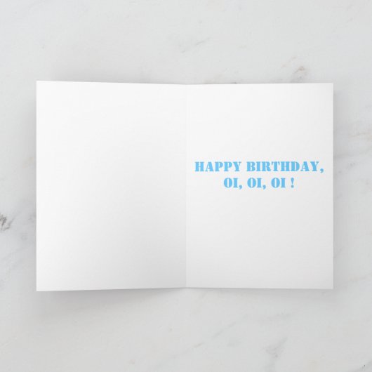 Kangoeroe gepersonaliseerde verjaardagskaart kaart (Binnen)