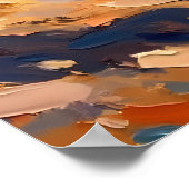 Kangoeroe in beweging poster (Hoek)