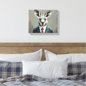Kangoeroe in pak canvas kunst (Insitu (Slaapkamer))