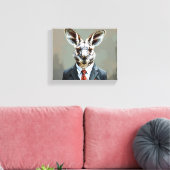 Kangoeroe in pak canvas kunst (Insitu (Woonkamer))