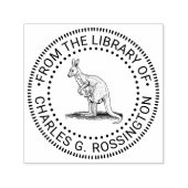Kangoeroe & Joey Tekening Library Boeknaam Zelfinktende Stempel (Design)