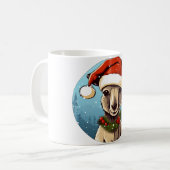 Kangoeroe Kerstmis Koffiemok (Voorkant links)