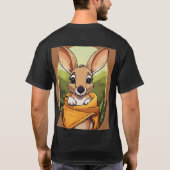 Kangoeroe-kind T-shirt (Achterkant)