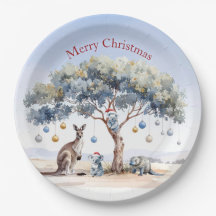 Kangoeroe Koalas Platypus Christmas Gumtree Bauble