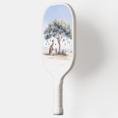 Kangoeroe Koala's Vogelbekdier Kerst Boom Bellen Pickleball Paddle (Links)