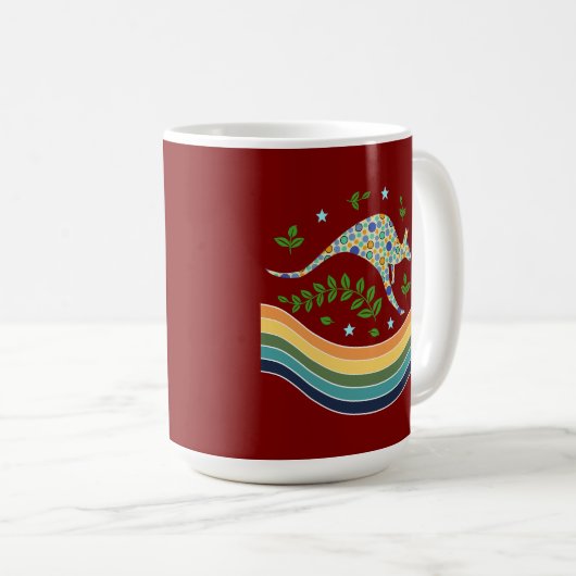 kangoeroe koffiemok (Voorkant rechts)