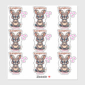 Kangoeroe liefde! sticker (Vel)