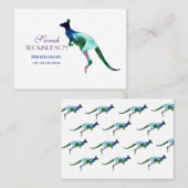 Kangoeroe Machtig, Standaard Matte Visitekaartje (Voorkant / Achterkant)