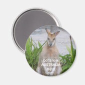 Kangoeroe Moet liefdeAUSTRALIAmate!, ©BLHS Magneet (Voorkant / Achterkant)