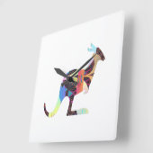 Kangoeroe Monogram R Vierkante Klok (Hoek)