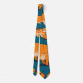Kangoeroe Mozaïek Kleurrijk Gepersonaliseerd Patro Stropdas (Achterkant)
