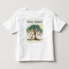 Kangoeroe onder de gumtree met paaseieren kinder shirts