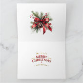 Kangoeroe onder gumtree met kerstballen kaart (Binnen)