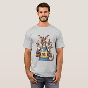 Kangoeroe Pocket Protector - Grappig Dier Dad T-Sh T-shirt