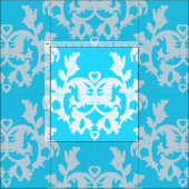 Kangoeroe poot damast botanisch patroon stof (Delen)