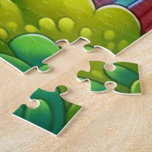 Kangoeroe Puzzel Legpuzzel (Zijkant)