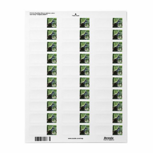 Kangoeroe retouradreslabel etiket (Full Sheet)