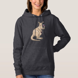 Kangoeroe Rode wijn Hoodie