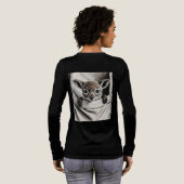 Kangoeroe, Schattige Baby Joey Design Tri-Blend Shirt (Achterkant)