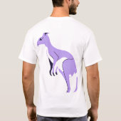Kangoeroe Silhouet T-shirt (Achterkant)