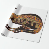 Kangoeroe Single op wit inpakpapier (Uitgerold)