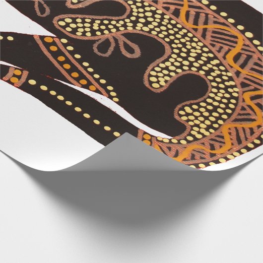 Kangoeroe Single op wit inpakpapier (Hoek)