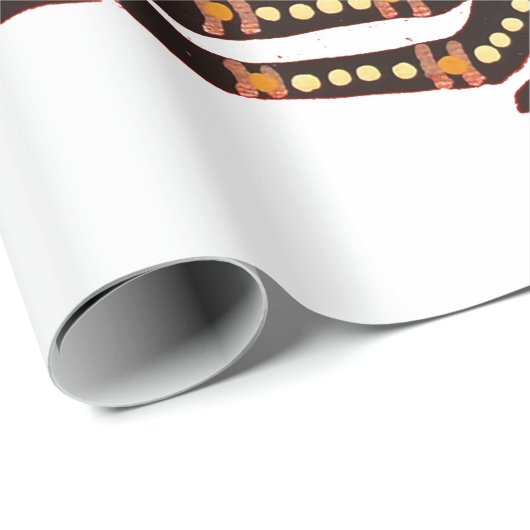 Kangoeroe Single op wit inpakpapier (Rol Hoek)