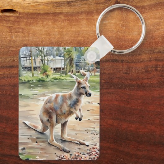 Kangoeroe Sleutelhanger (Achterkant)