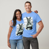 Kangoeroe Springend Dier Cadeau retro T-shirt (Unisex)