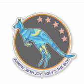 kangoeroe sticker (Voorkant)