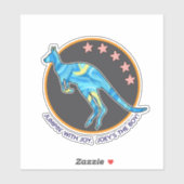 kangoeroe sticker (Vel)