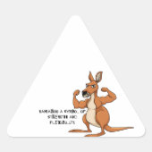 Kangoeroe stickers een symbool van kracht (Voorkant)
