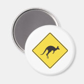 kangoeroe teken.ai magneet (Voorkant / Achterkant)