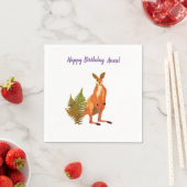 kangoeroe-tekening servet (Insitu)