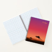 Kangoeroe Thema Gepersonaliseerde Notitieboek (Binnen)