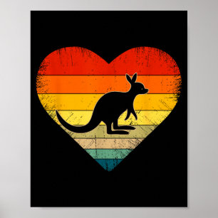Kangoeroe Thema Grafisch Voor Mannen Vrouwen Grapp Poster