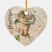 kangoeroe Valentijn Keramisch Ornament (Voorkant)