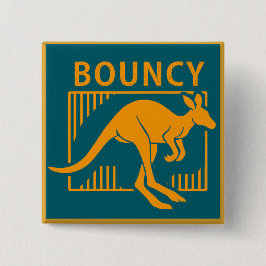 kangoeroe vierkante button 5,1 cm