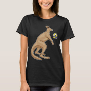 Kangoeroe Volleybal speler Volleybal T-shirt