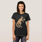 Kangoeroe Volleybal speler Volleybal T-shirt (Voorkant volledig)