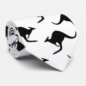 Kangoeroe wallpaper - transparante achtergrond stropdas (Opgerold)