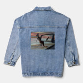 Kangoeroe Zee Breezes, Dames Denim Jas Jacket (Achterkant)