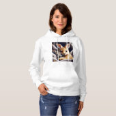 Kangoeroes Baby in Moeder Pouch Print Hoodie (Voorkant volledig)