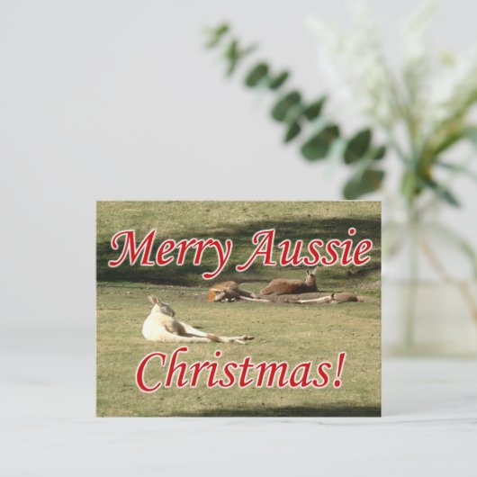 Kangoeroes Briefkaart (Staand voorkant)