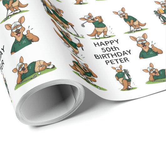 kangoeroes cadeaupapier (Rol Hoek)
